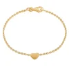 Love Heart Forgyldt Sølv Armbånd fra Frk. Lisberg