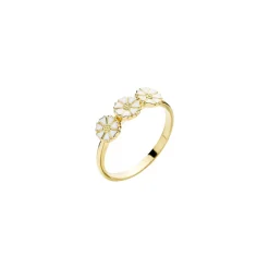 Lund Copenhagen Daisy Ring i Forgyldt Sølv 907050-3-M
