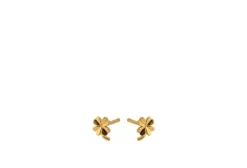 Mini Clover Earsticks Forgyldt Sølv Øreringe fra Pernille Corydon