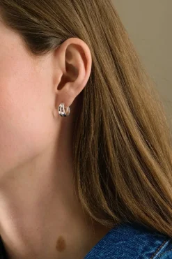 Mini Ocean Shine Sterling Sølv Øreringe fra Pernille Corydon