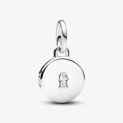 Moments Key Hole Locket Sterling Sølv Charm fra Pandora
