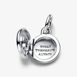 Moments Key Hole Locket Sterling Sølv Charm fra Pandora