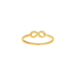 Nordahl Andersen Siersbøl 8 Karat Guld Ring med Uendelighedstegn