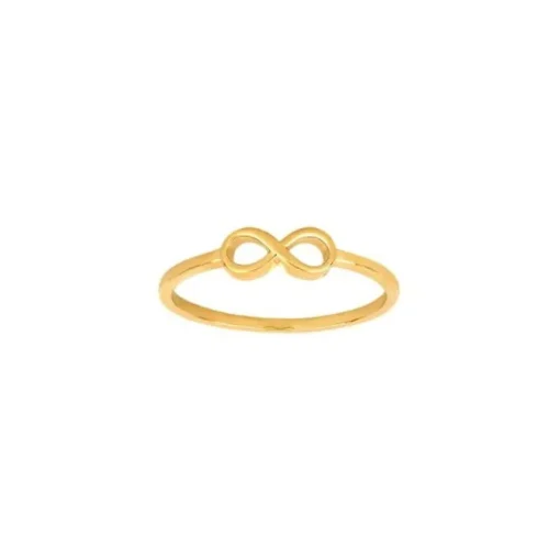 Nordahl Andersen Siersbøl 8 Karat Guld Ring med Uendelighedstegn