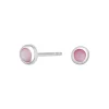 Nordahl Andersen Sterling Sølv Børneørestikker med Pink Perlemor