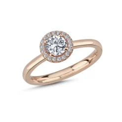 Nuran Bernadotte 14 Karat Guld Ring med Diamanter 0,59 Carat W/VS