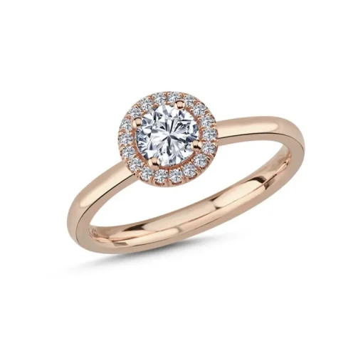 Nuran Bernadotte 14 Karat Guld Ring med Diamanter 0,59 Carat W/VS