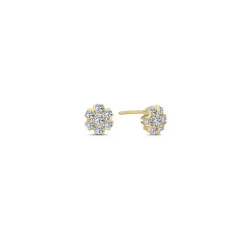 Nuran Fleur 14 Karat Guld Ørestikker med Diamanter 0,58 Carat W/SI