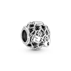 Pandora Hegn Og Hængelås Sterling Sølv Charm 790071C00