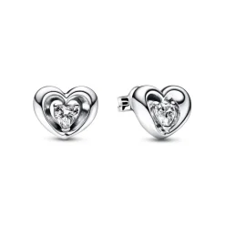 Pandora Hjerte Sterling Sølv Ørestikker 292500C01