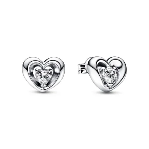 Pandora Hjerte Sterling Sølv Ørestikker 292500C01