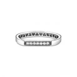 Pandora Logo Ring i Sterling Sølv 199041C01