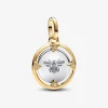 Pandora Moments Bee Medallion Charm i Unik Metalblanding