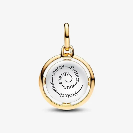 Pandora Moments Bee Medallion Charm i Unik Metalblanding