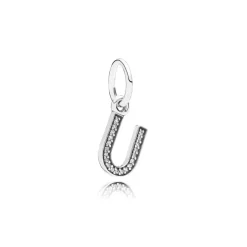 Pandora U Charm i Sterling Sølv 791333CZ