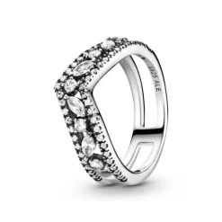 Pandora Wishbone Sterling Sølv Ring