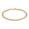 Panser Facet 14 Karat Guld Armbånd fra BNH P14145-H 1,45 mm