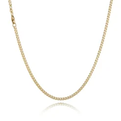 Panser Facet 14 Karat Guld Halskæde fra BNH P14085H 0,85 mm