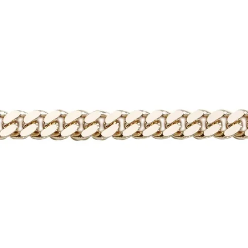 Panser Facet 8 Karat Guld Halskæde fra BNH P8105H 1,05 mm