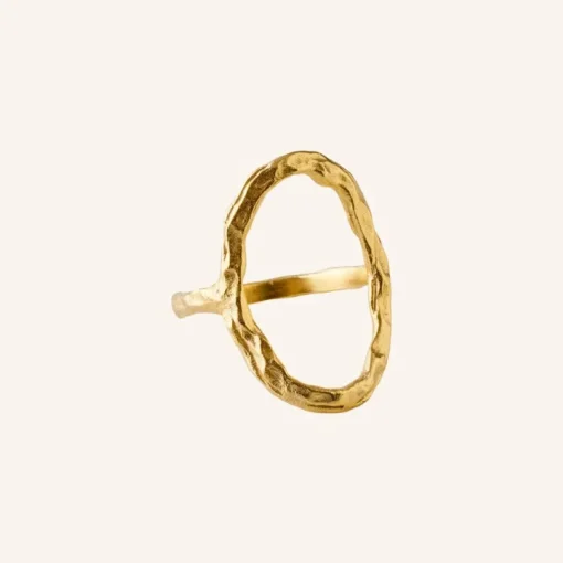 Pernille Corydon Cloud Forgyldt Sølv Ring R-566-GP
