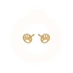 Pernille Corydon Daylight Små Ørestikker i Forgyldt Sølv