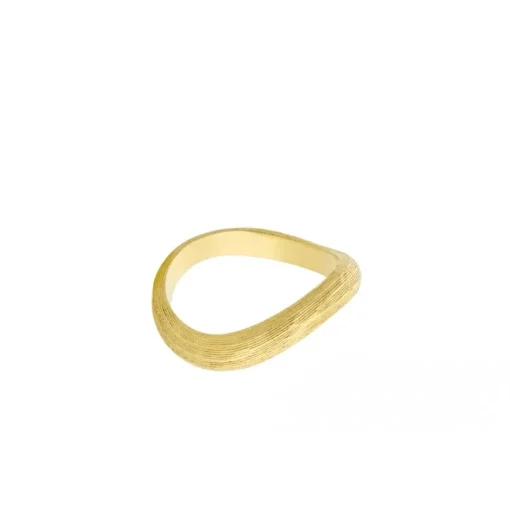 Pernille Corydon Elva Ring i Forgyldt Sølv R-249-GP
