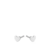 Pernille Corydon Mini Heart Earsticks Sterling Sølv Øreringe