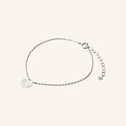 Pernille Corydon Ocean Heart Bracelet Sterling Sølv Armbånd med Perlemor