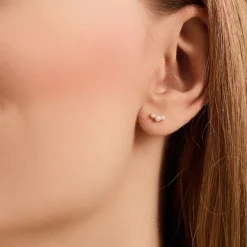 Pernille Corydon Ocean Pearl Øreringe i Sterling Sølv med Ferskvandsperler