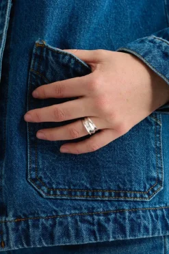 Pernille Corydon Ocean Shine Ring i Forgyldt Sølv