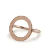 Pernille Corydon Open Coin Rosaforgyldt Sølv Ring
