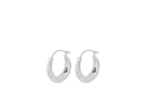 Pernille Corydon Small Coastline Sterling Sølv Øreringe
