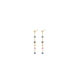 Pernille Corydon Twilight Earchains Forgyldt Sølv Øreringe