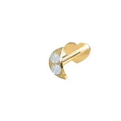 Pierce52 14 Karat Guld Ørering fra Nordahl Andersen med Brillanter 0,008 Carat