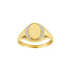 Plade 8 Karat Guld Ring fra Nordahl Andersen 158000CZ3