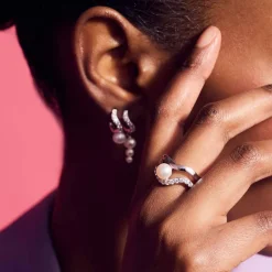 Ponza Sterling Sølv Ring fra Sif Jakobs med Perle