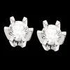 Prinsesse 14 Karat Hvidguld Ørestikker fra Scrouples med Diamanter 0,34 Carat W/VVS