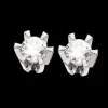 Prinsesse Ørestikker 0,18 ct. i 14 Karat Hvidguld fra Scrouples