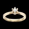 Prinsesse Ring 0,15 ct. i 14 Karat Guld fra Scrouples