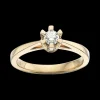 Prinsesse Ring 0,20 ct. i 14 Karat Guld fra Scrouples