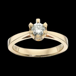 Prinsesse Ring 0,30 ct. i 14 Karat Guld fra Scrouples