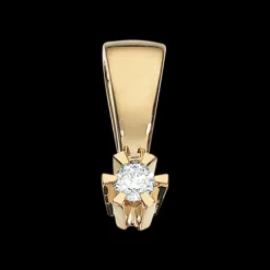 Prinsesse Vedhæng 0,03 ct. i 14 Karat Guld fra Scrouples