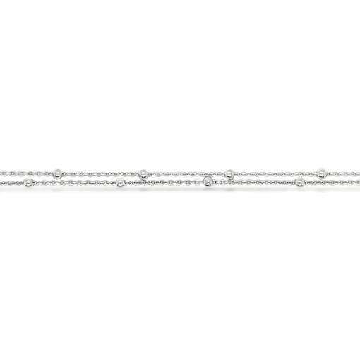 Rhodineret Sølv Armbånd fra Scrouples 39192A,M
