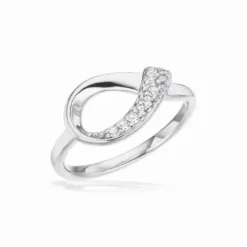 Rhodineret Sølv Ring fra Scrouples 729452