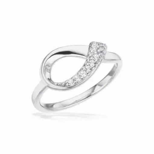 Rhodineret Sølv Ring fra Scrouples 729452