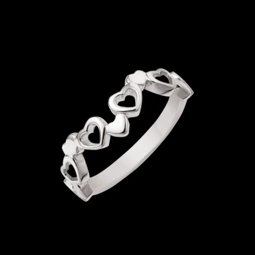 Rhodineret Sølv Ring fra Støvring Design 12249997