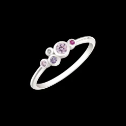 Rhodineret Sølv Ring fra Støvring Design 12237952