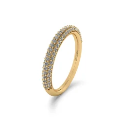 Ring i 14 Karat Guld med Brillanter 0,41 Carat W/SI