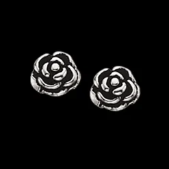 Rose Sterling Sølv Øreringe fra Scrouples 149702