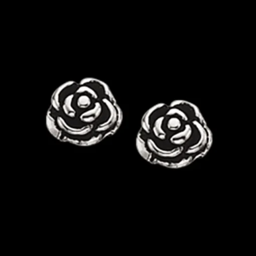Rose Sterling Sølv Øreringe fra Scrouples 149702